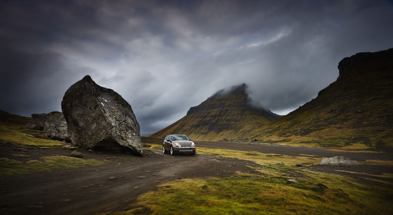 stories Land Rover, Faroe Islands photography